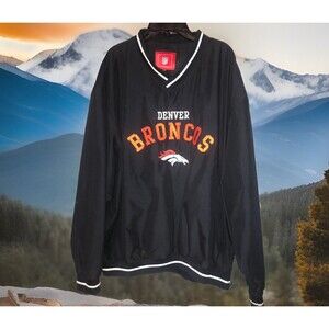 Denver Broncos NFL Navy Blue Jacket Men's Size  XL